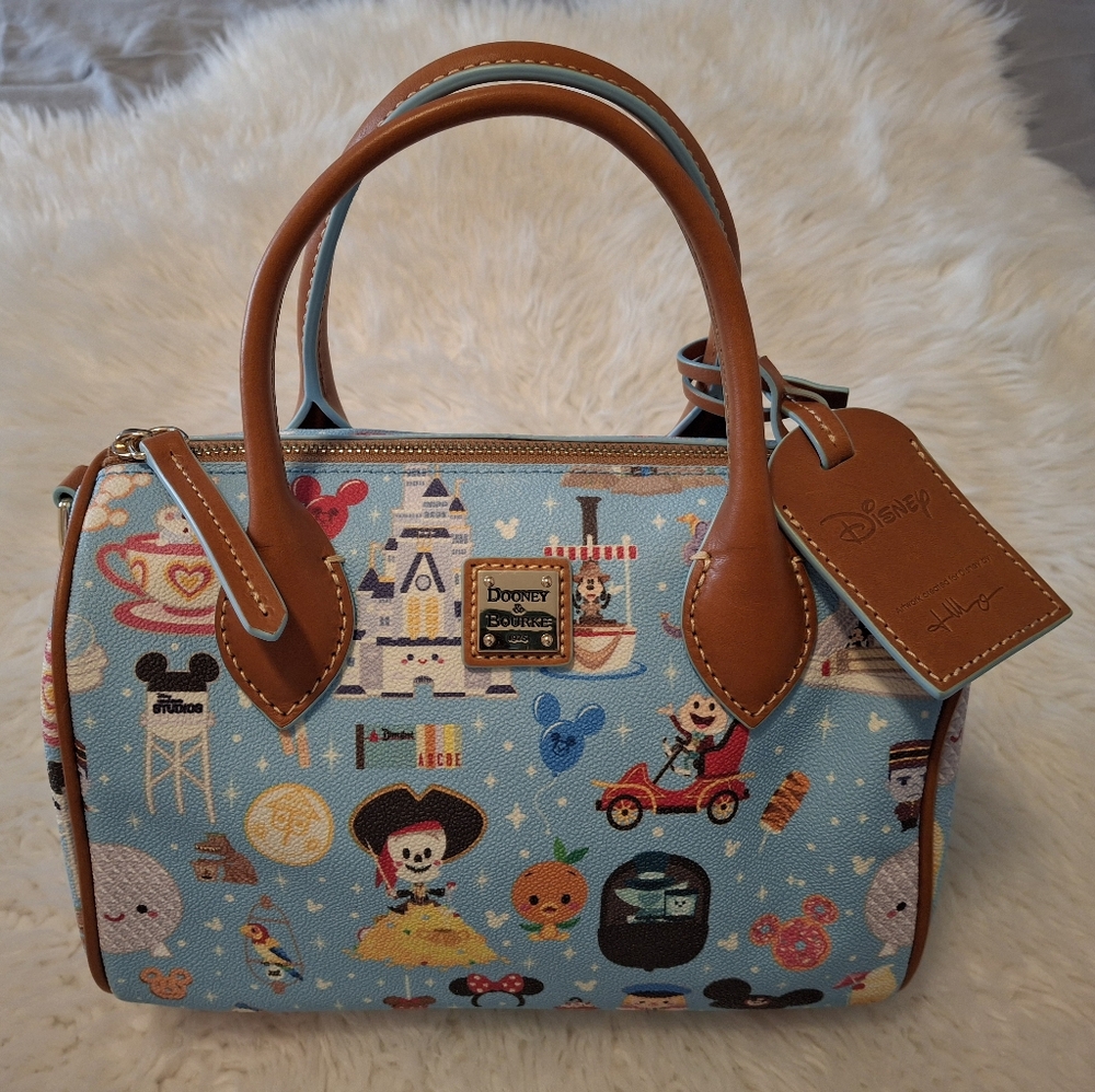 Dooney & Bourke Blue and Brown Women's Bag